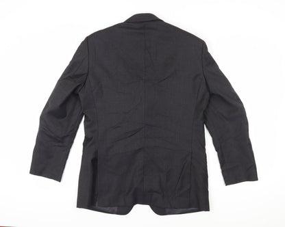 Mens UK Size 38 T.M.Lewin Regular Black Suit Jacket