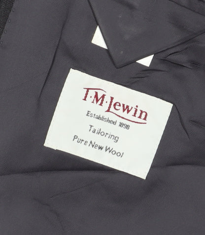 Mens UK Size 38 T.M.Lewin Regular Black Suit Jacket