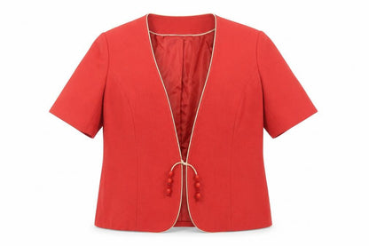 Womens UK Size 20 Jacques Vert Regular Red Blazer