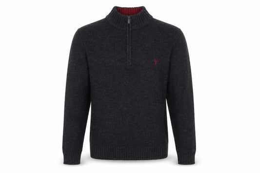 Viyella Men's Small Black Full Zip Jumper