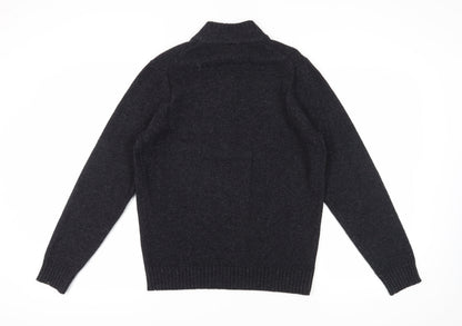 Viyella Men's Small Black Full Zip Jumper