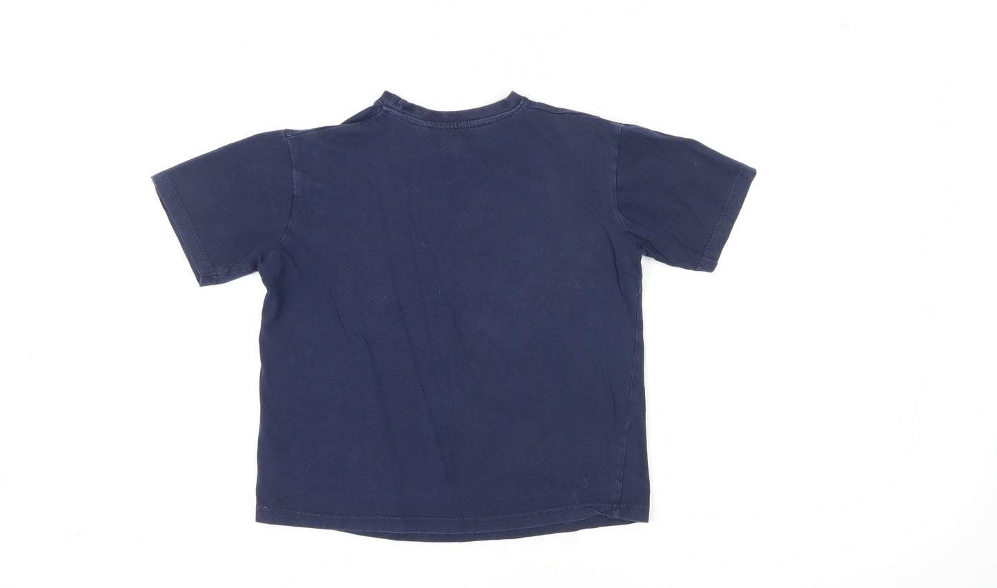 Airwalk Boys Blue Graphic T-Shirt, Age 9-10, Cotton Casual