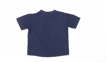 Airwalk Boys Blue Graphic T-Shirt, Age 9-10, Cotton Casual