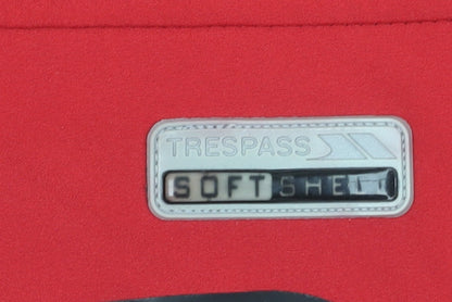 Mens UK Size XS Trespass Red Soft Shell