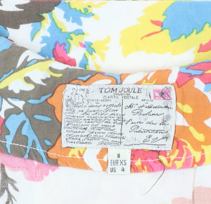 Joules Women’s Multicoloured Floral A-Line Dress Size 8