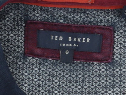 Ted Baker Men’s Red Polo Shirt - Size L, Button Down