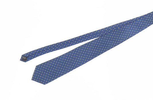Van Heusen Men's Blue Polka Dot Silk Tie