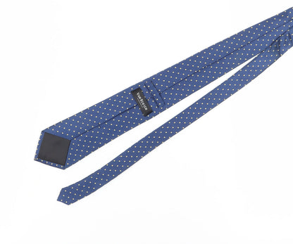 Van Heusen Men's Blue Polka Dot Silk Tie