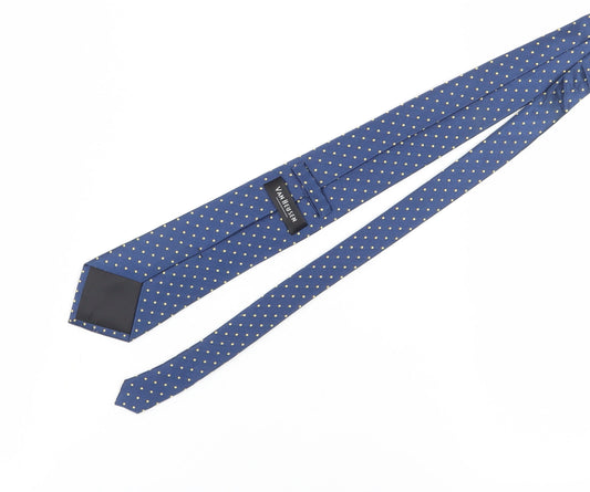 Van Heusen Men's Blue Polka Dot Silk Tie