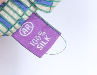 Austin Reed Men's Aqua Geometric Silk Tie One Size