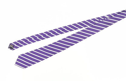 Jeff Banks Men's Purple Striped Silk Tie