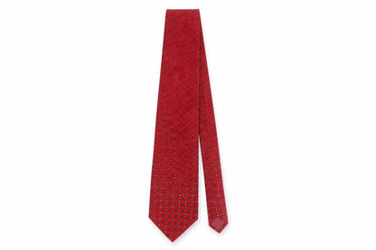 Roxy Men's Red Geometric Silk Tie, One Size