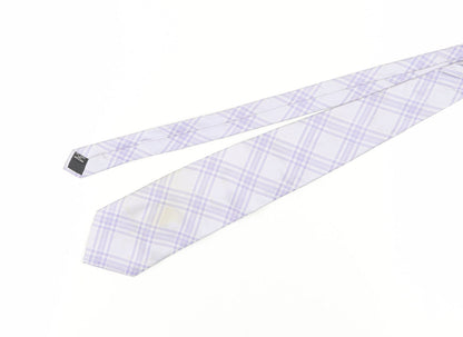 Mens Berwin & Berwin Multicoloured Plaids & Checks 100% Silk Pointed Tie