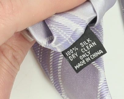 Mens Berwin & Berwin Multicoloured Plaids & Checks 100% Silk Pointed Tie
