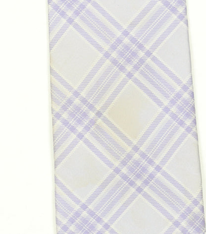 Mens Berwin & Berwin Multicoloured Plaids & Checks 100% Silk Pointed Tie