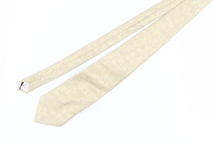 Jeff Banks Beige Floral Men's Tie - One Size Polyester