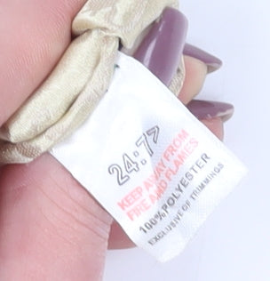 Jeff Banks Beige Floral Men's Tie - One Size Polyester