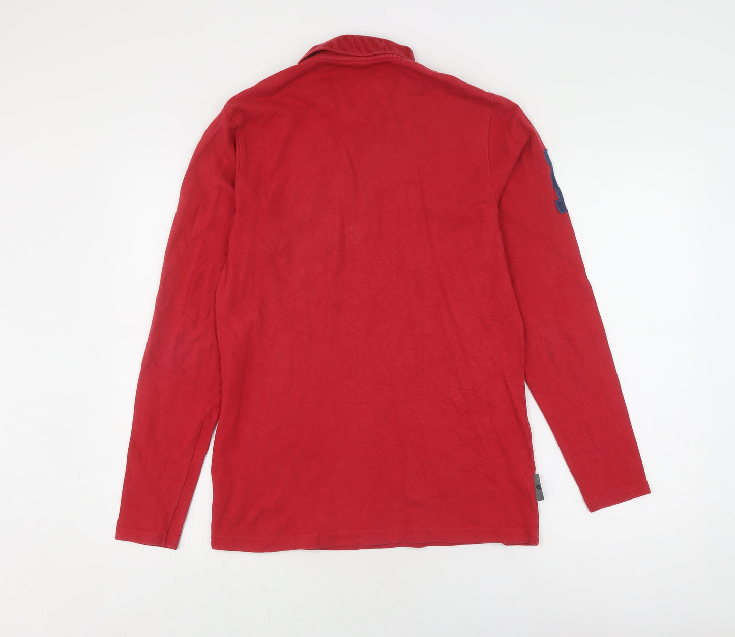 Voi Jeans Co. Men's Red Long Sleeve Shirt, Size S