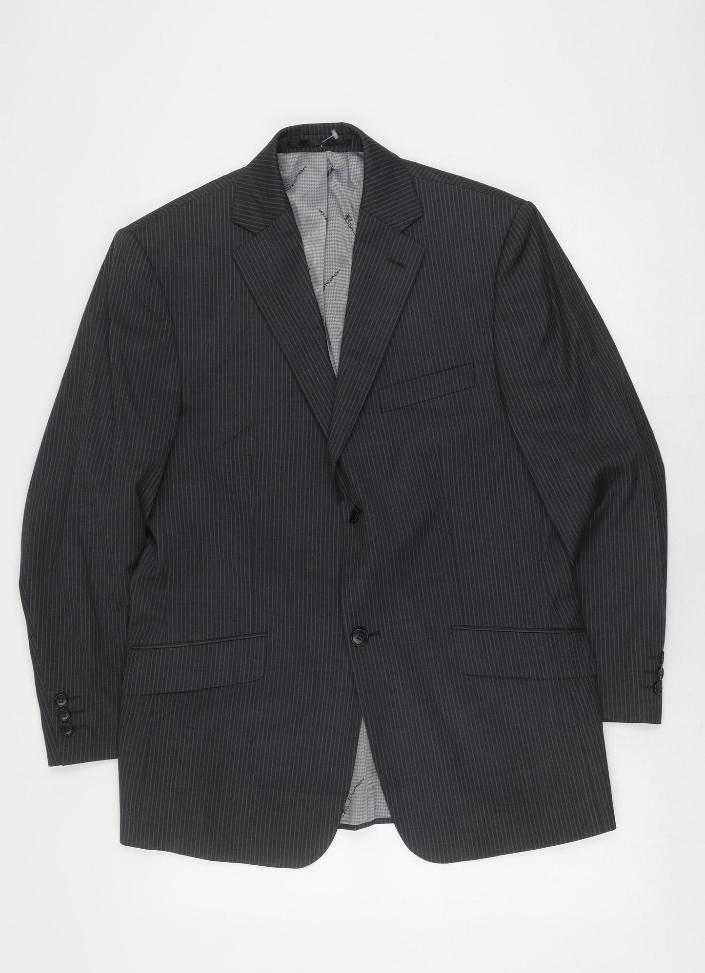 Mens UK Size 40 Ben Sherman Regular Grey Suit Jacket