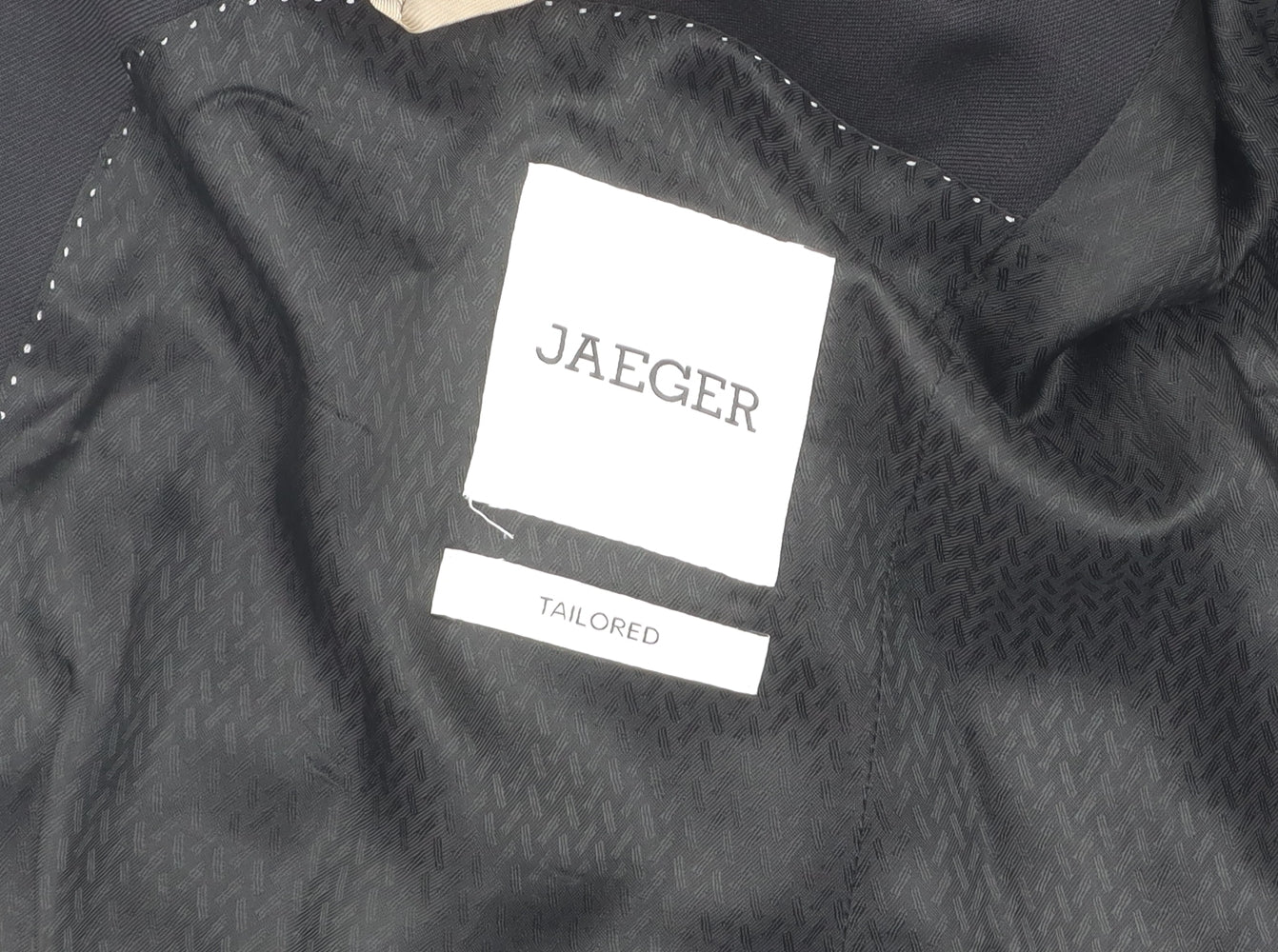 Mens UK Size XL Jaeger Regular Black Suit Jacket