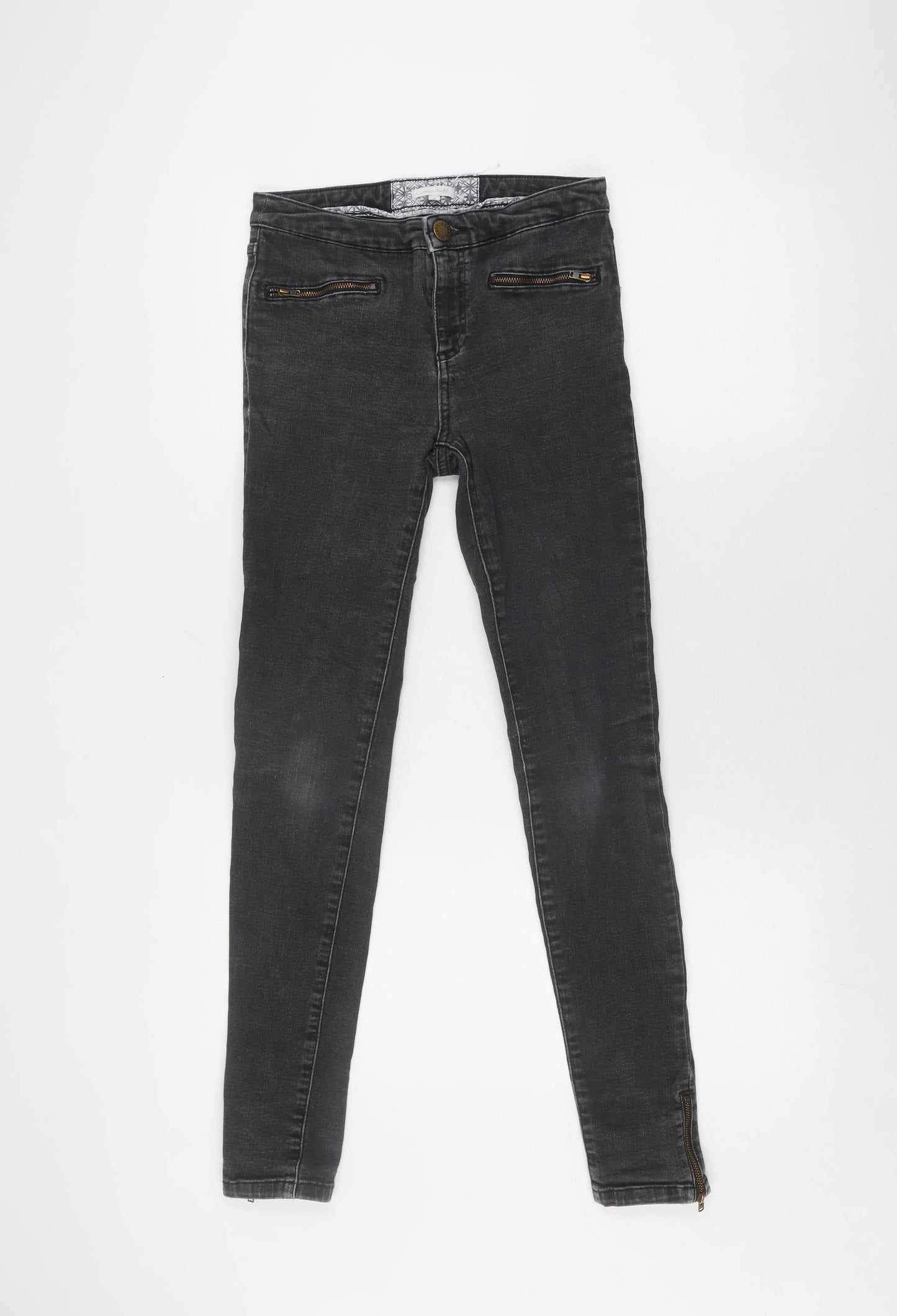 Womens UK Size 6 White Stuff Slim Fit Skinny Black Jeans