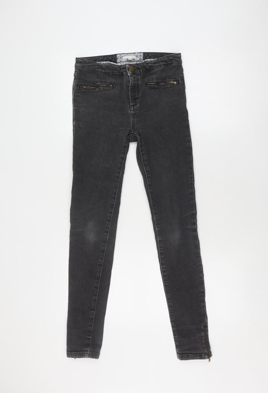 Womens UK Size 6 White Stuff Slim Fit Skinny Black Jeans