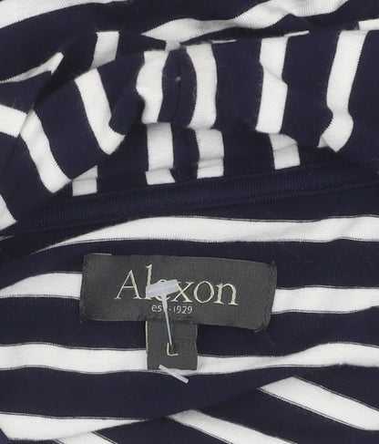 Alexon Women's Black Striped Cardigan, Size L