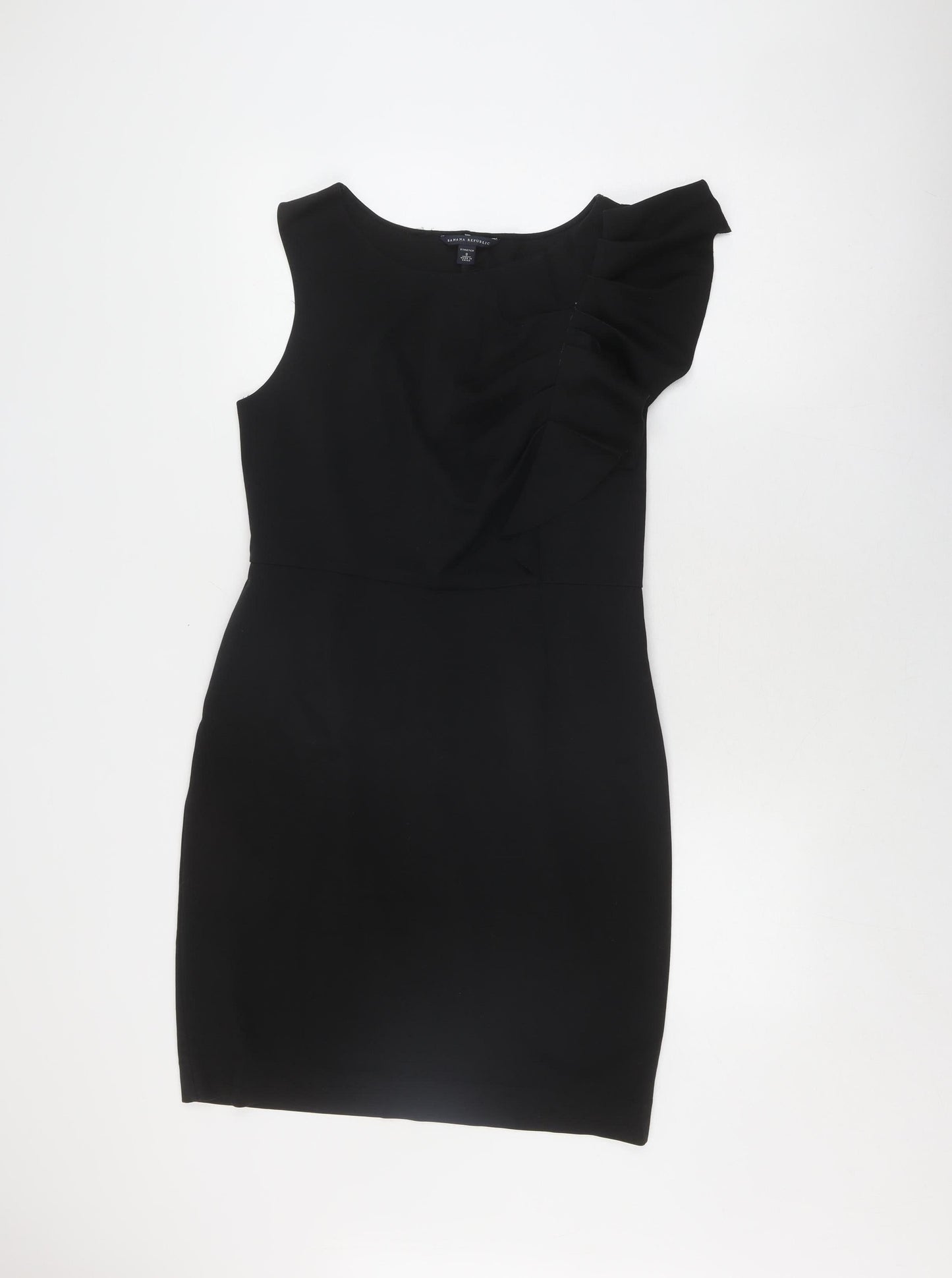 Banana Republic Women’s Black Sleeveless Sheath Dress Size 8
