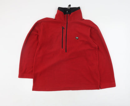 Mens UK Size S Sprayway Red Pullover Sweatshirt