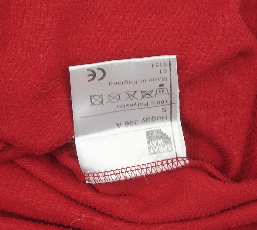 Mens UK Size S Sprayway Red Pullover Sweatshirt