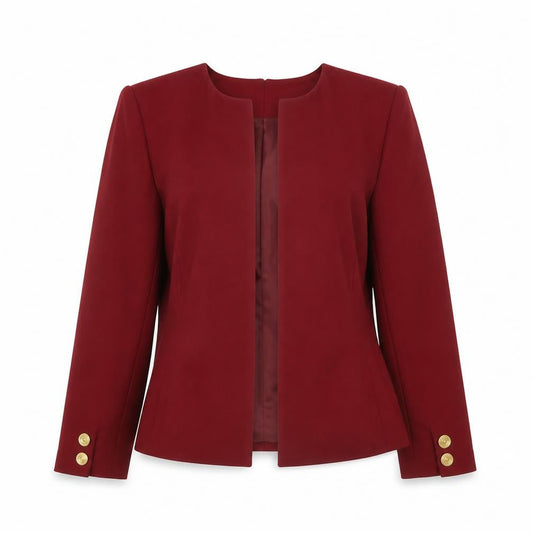 Womens UK Size 10 Alexon Regular Red Blazer