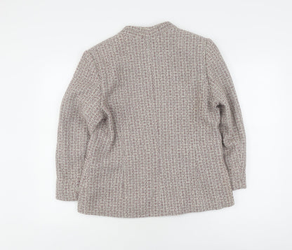 Eastex Women's Multicoloured Check Blazer, Size 12, Classic Style