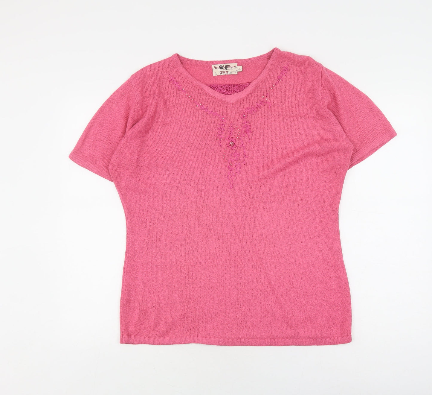 Womens UK Size M Honor Millburn at EWM Pink  T-Shirt