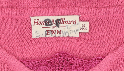 Womens UK Size M Honor Millburn at EWM Pink  T-Shirt