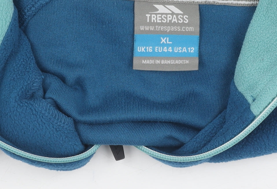 Trespass Unisex Blue Pullover Fleece Sweatshirt XL
