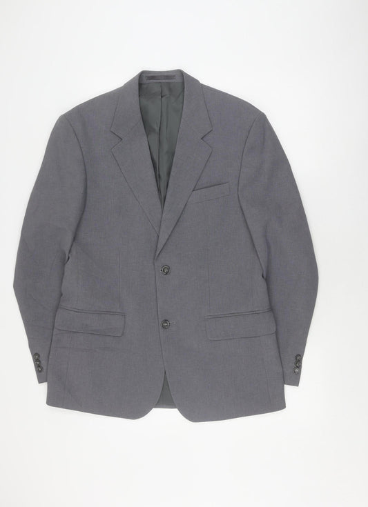 Mens UK Size 38 Farah Regular Grey Suit Jacket