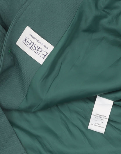 Eastex Women's Green Suit Jacket - Size 18 Classic Fit