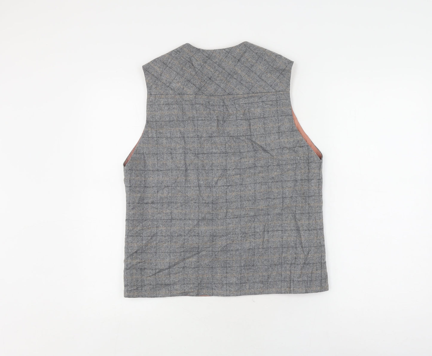 Eastex Women's Grey Tweed Suit Waistcoat Size 12 Classic