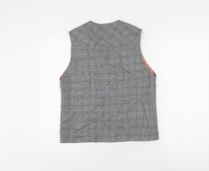 Eastex Women's Grey Tweed Suit Waistcoat Size 12 Classic