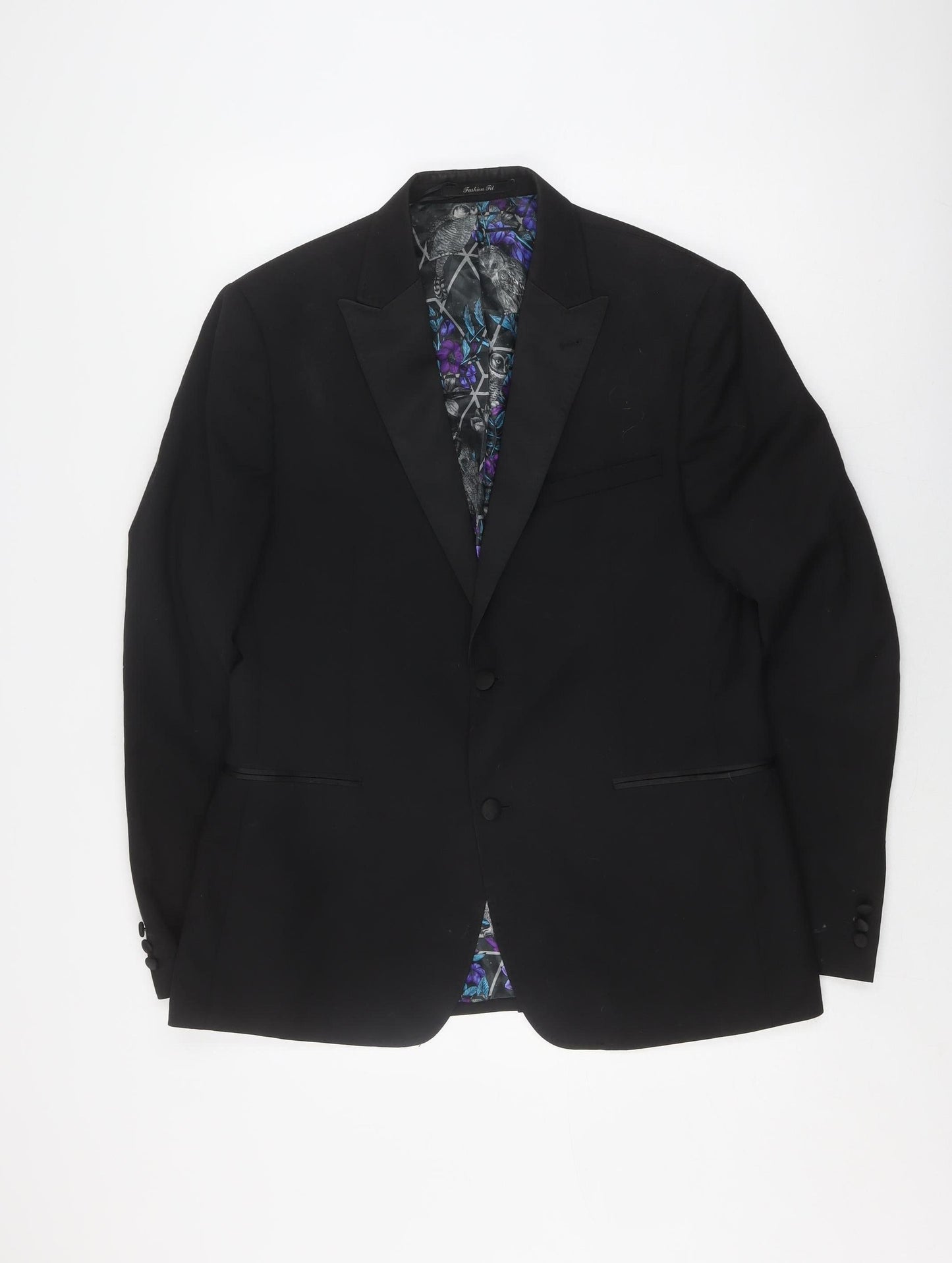 Mens UK Size 42 Ted Baker Regular Black Suit Jacket