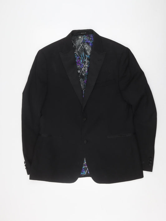 Mens UK Size 42 Ted Baker Regular Black Suit Jacket