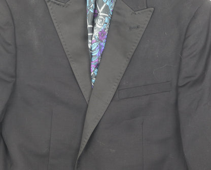 Mens UK Size 42 Ted Baker Regular Black Suit Jacket