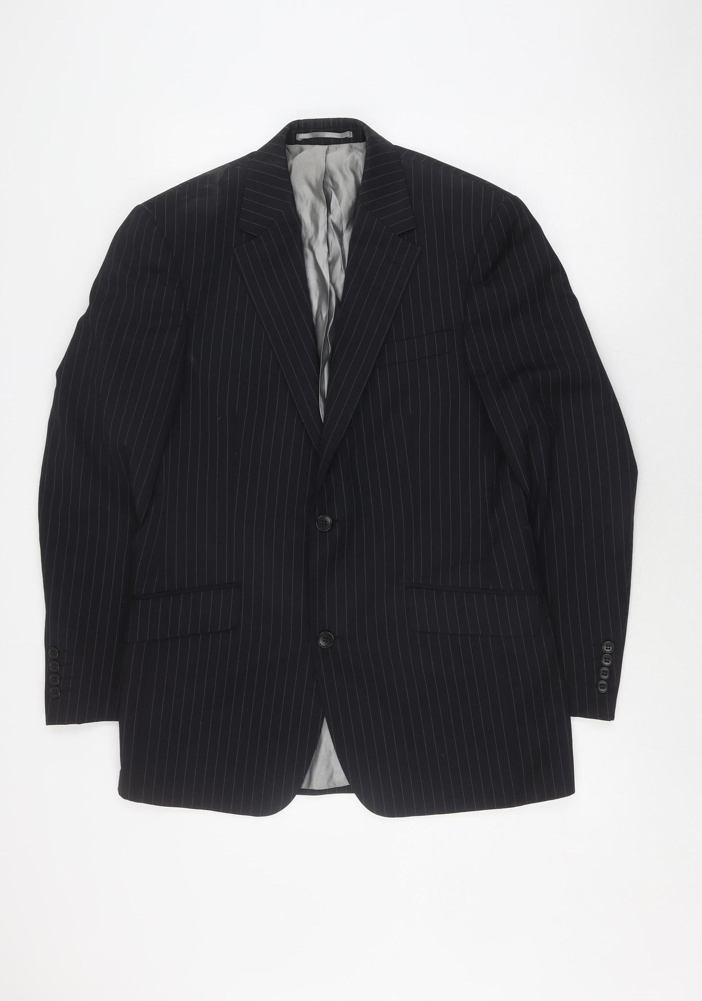 Mens UK Size 38 Berwin & Berwin Regular Black Suit Jacket
