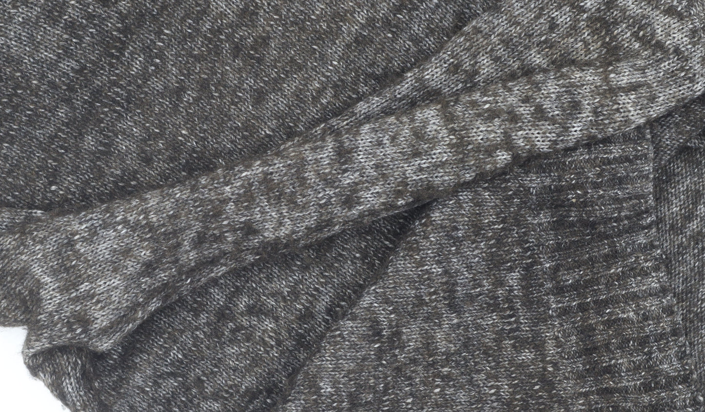 Gap Men's Grey Wool Henley Jumper, Medium Size