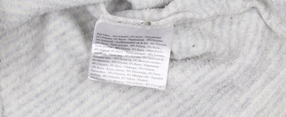 Regatta Women's Grey Striped 1/2 Zip Sweatshirt Size 10