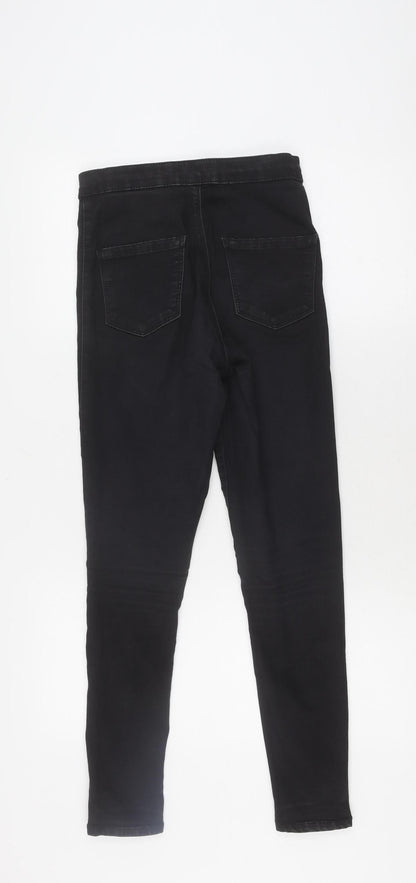 Topshop Women's Black Skinny Jeans W28 L30 Slim Fit