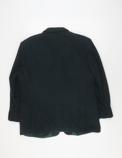 Mens UK Size 40 Greenwoods Regular Green Suit Jacket