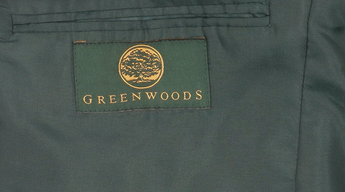 Mens UK Size 40 Greenwoods Regular Green Suit Jacket