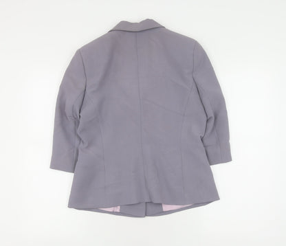 Principles Women's Grey Blazer Size 12, Formal Business Style