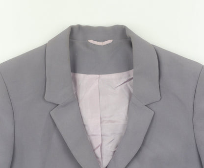 Principles Women's Grey Blazer Size 12, Formal Business Style